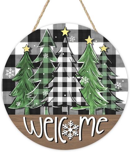 Christmas Red Square Peppermint Candy Front Door Sign, Xmas Glitter White Wrapper Wood Hanger Outdoor Outside Porch Home Decor, Winter Holiday Wooden Wreath Indoor Wall Hanging Decoration in Saudi Arabia