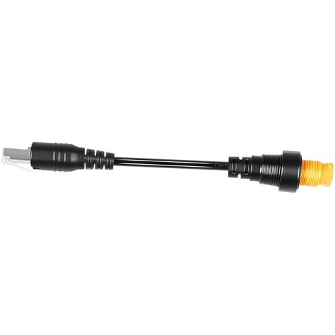 كابل محول إيثرنت RJ45 إلى 5-Pin 000-11246-001 لشاشات Simrad NSO evo2 وZeus2، موصل RJ45 ذكر إلى موصل أنثى دائري أصفر 5-Pin، كابل محول إيثرنت عالي السرعة in Kuwait