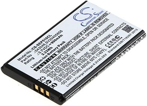 Replacement Battery Compatible for Swissvoice Epure TAM DECT Epure V2 Epure Weiss Epure DECT 6.0 Epure fulleco Duo Epure Epure 6.0 Epure Dou (900mAh/3.7V), 043048 SV20405855 C0487 Battery in Saudi Arabia
