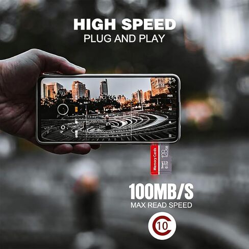 128GB Micro SD Card U3 SDXC Up to 100MB/s High Speed Memory Card for Cams, DJI Pocket and Drones, Grey in Saudi Arabia
