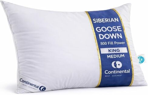 الفراش القاري CB-Siberian-800-Firm-S1 وسادة سرير نوم ، قياسي (حزمة 1) ، أبيض in Saudi Arabia