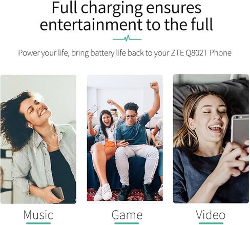 【2900mAh Li3928T44P4h735350 Battery Compatible with ZTE Q802T Avid Trio Z833 ZFIVE2 Z836BL Z837VL… in Kuwait