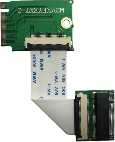 For GPD Win Mini Handheld Computer M.2 NVMe PCIe 3.0 2230 to 2280 SSD Adapter Conversion Board FPC Cable 2023 2024 Models,Modified 2230 to 2280 SSD Converter,PCIe 3.0 Expandable High Storage Card in Saudi Arabia