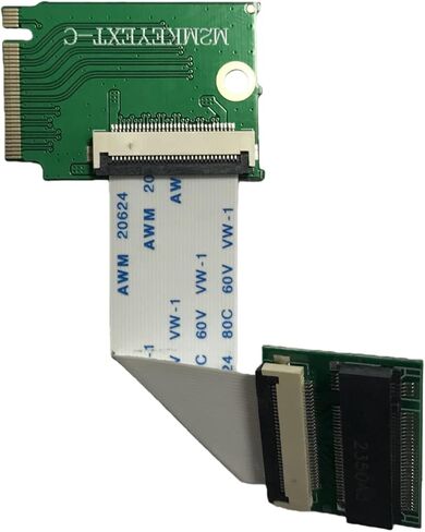 For GPD Win Mini Handheld Computer M.2 NVMe PCIe 3.0 2230 to 2280 SSD Adapter Conversion Board FPC Cable 2023 2024 Models,Modified 2230 to 2280 SSD Converter,PCIe 3.0 Expandable High Storage Card in Saudi Arabia