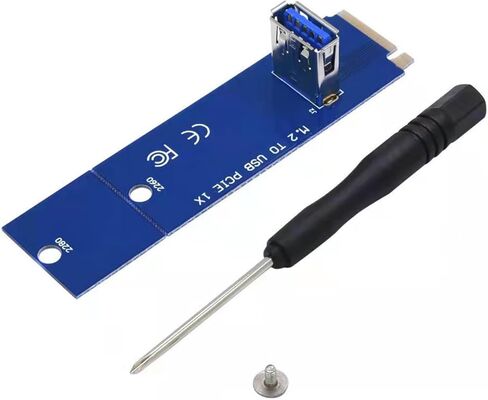 اللوحة الأم للكمبيوتر M.2 NVMe PCIe 2260 2280 إلى USB 3.0 بطاقة تمديد محول بطاقة الرسومات، بروتوكول PCIe 3.0 ذكر إلى لوحة محول أنثى، مكونات بطاقة الرسومات الخارجية للوحة الأم للكمبيوتر in Kuwait
