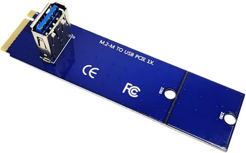 اللوحة الأم للكمبيوتر M.2 NVMe PCIe 2260 2280 إلى USB 3.0 بطاقة تمديد محول بطاقة الرسومات، بروتوكول PCIe 3.0 ذكر إلى لوحة محول أنثى، مكونات بطاقة الرسومات الخارجية للوحة الأم للكمبيوتر in Kuwait