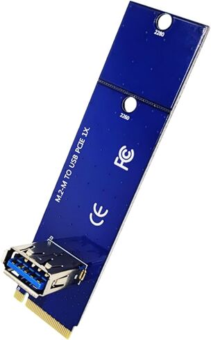 اللوحة الأم للكمبيوتر M.2 NVMe PCIe 2260 2280 إلى USB 3.0 بطاقة تمديد محول بطاقة الرسومات، بروتوكول PCIe 3.0 ذكر إلى لوحة محول أنثى، مكونات بطاقة الرسومات الخارجية للوحة الأم للكمبيوتر in Kuwait
