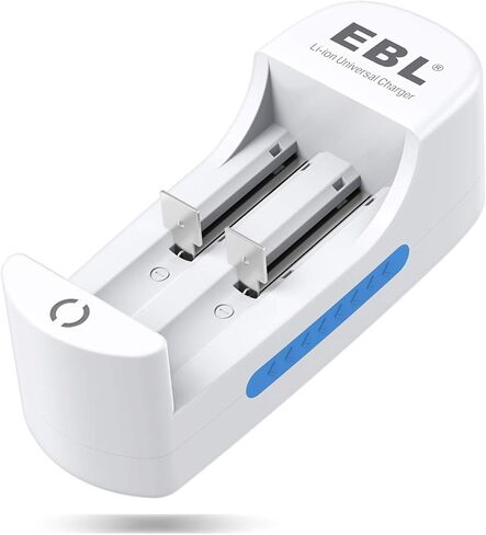 EBL 18650 شاحن بطارية شاحن ليثيوم عالمي لبطاريات 3.7 فولت قابلة للشحن ليثيوم أيون IMR 10440 14500 16340 18650 بطاريات RCR123A in Saudi Arabia