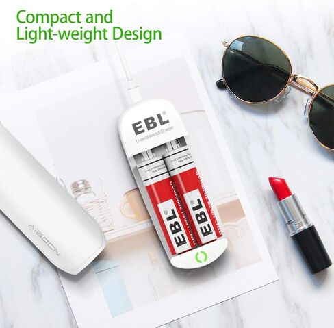 EBL 18650 شاحن بطارية شاحن ليثيوم عالمي لبطاريات 3.7 فولت قابلة للشحن ليثيوم أيون IMR 10440 14500 16340 18650 بطاريات RCR123A in Saudi Arabia