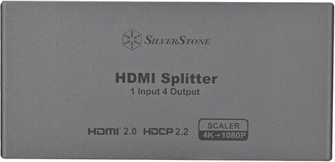 Silverstone Technology HS14 4K HDMI2.0 Splitter 1 in 4 Out, SST-HS14 in Saudi Arabia