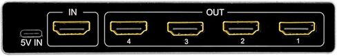 Silverstone Technology HS14 4K HDMI2.0 Splitter 1 in 4 Out, SST-HS14 in Saudi Arabia