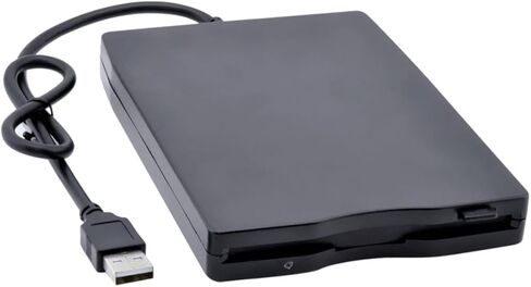 Portable USB External Floppy Disk Drive Lightweight USB Diskette Driver for Compatibility Compact Design with Stable Data Transfer and Error Correcting Technology in Saudi Arabia