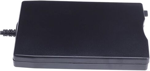 محرك الأقراص المرنة USB المحمول NUOBESTY، محرك الأقراص المرنة الخارجي لتصميم خفيف الوزن لسهولة نقل البيانات والحمل المريح المتوافق مع اللون الأسود in Saudi Arabia