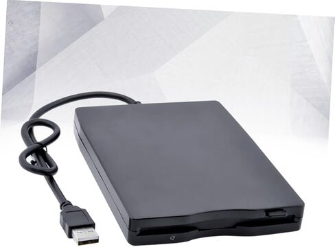 محرك الأقراص المرنة USB المحمول NUOBESTY، محرك الأقراص المرنة الخارجي لتصميم خفيف الوزن لسهولة نقل البيانات والحمل المريح المتوافق مع اللون الأسود in Saudi Arabia