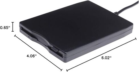 ARTIBETTER Floppy Disk Driver Portable External Floppy Diskette Drive for Fast Data Transfer Compatible with Operating Systems Lightweight Design for Easy Carrying in Saudi Arabia