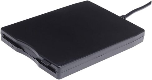 TEHAUX High Speed Data Transfer External Floppy Drive USB Diskette Drive Compatible Black Laptops in Saudi Arabia
