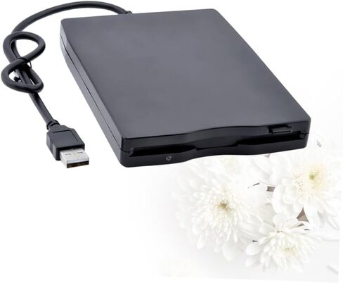 TEHAUX High Speed Data Transfer External Floppy Drive USB Diskette Drive Compatible Black Laptops in Saudi Arabia