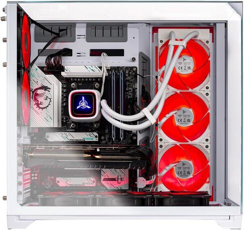Skytech Gaming O11 Vision Gaming PC، AMD Ryzen 7 9850X3D 4.7 جيجا هرتز، NVIDIA RTX 5080 16 جيجا VRAM، 1 تيرابايت Gen4 NVMe SSD، 32 جيجا DDR5 RAM 6000، 850 وات Gold ATX 3 PSU، 360 ARGB AIO، Wi-Fi، Win 11، سطح المكتب in Kuwait