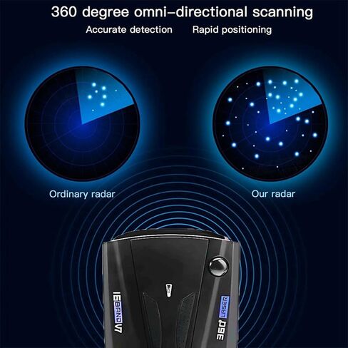 Speed Sentinel Laser/Radar Detector for Cars with Long Range Detection,City & Highway Modes Detectors,Mute Memory,VG-2 Immunity False Alert Filtering,Real Time Voice Alert Speed,LED Display in Saudi Arabia