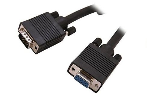 AYAGROUP AYA 10Ft. (10 Feet) SVGA Male to Female Monitor Extension Cable 28AWG with Dual Ferrites in Saudi Arabia