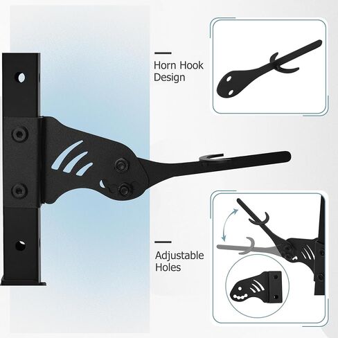 حامل الكأس بطول 6 أقدام، شجرة الكأس القابلة للتعديل، جبل جمجمة الغزلان الأوروبي، حامل شماعات جمجمة من الصلب شديد التحمل، تعليق يصل إلى 6 قرون جماجم التحنيط، حامل عرض مع خطافات، أسود in Kuwait