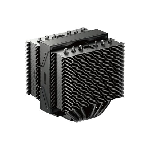PCCOOLER CPU Air Cooler Mini Dual Tower, 6×6mm Heatpipes, 100mm PWM Fan, 115mm Height, Compact Design for Intel LGA1700/1851 & AMD AM5(RT620M X Black) in Saudi Arabia