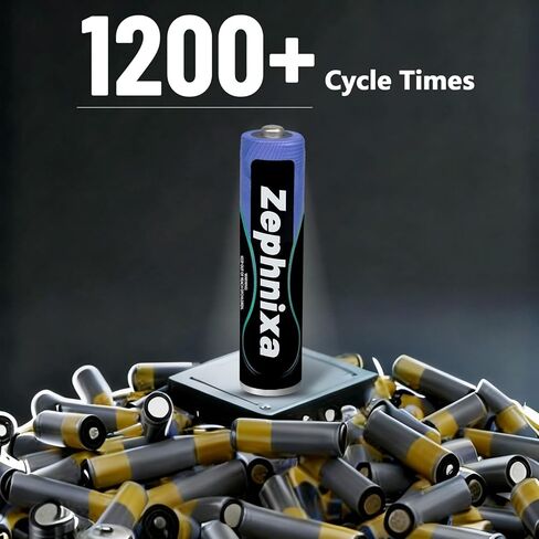 8 Pack 1100mAh Ni-MH Rechargeable AAA Batteries, High Capacity 1.2V AAA Battery for Panasonic Landline Cordless Phones, Remote Controls, Toys, Flashlights, Low Self Discharge in Saudi Arabia