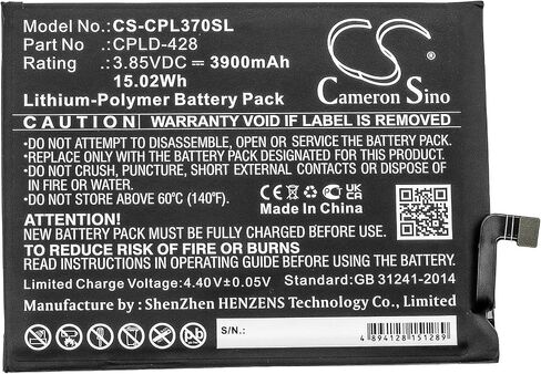 Replacement Battery for Co_olpad CP3705AS, Legacy PN CPLD-428 in Saudi Arabia