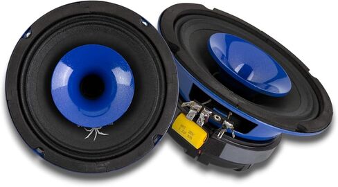 Soundstream SPM.654C - مكبر صوت للسيارة متوسط ​​المدى مقاس 6.5 بوصة | مكبرات صوت SPL عالية الأداء للصوت العالي | مكبرات صوت متوسطة المدى بقدرة 450 واط بحد أقصى 6.5 بوصة مع مكبر صوت مضغوط وسلة من الألومنيوم - زوج in Kuwait