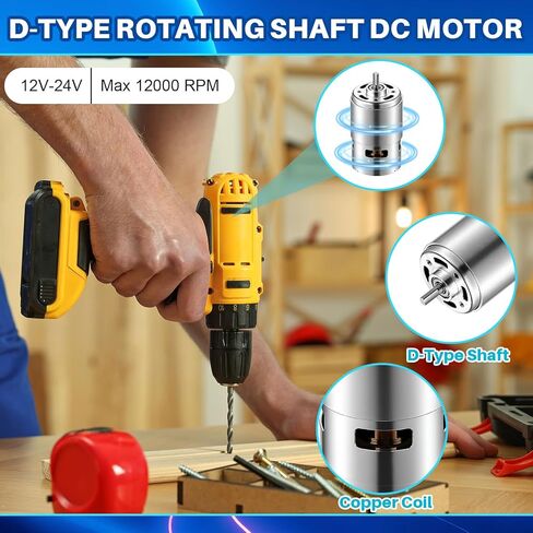 4 Pack 12V-24V 775 DC Electric Motor and GT2 Synchronous Wheel Aluminum Timing Pulleys and DC Motor Speed Controller Driver Controls Module for Milling Machine Electric Drill in Saudi Arabia