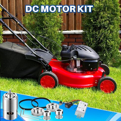 4 Pack 12V-24V 775 DC Electric Motor and GT2 Synchronous Wheel Aluminum Timing Pulleys and DC Motor Speed Controller Driver Controls Module for Milling Machine Electric Drill in Saudi Arabia