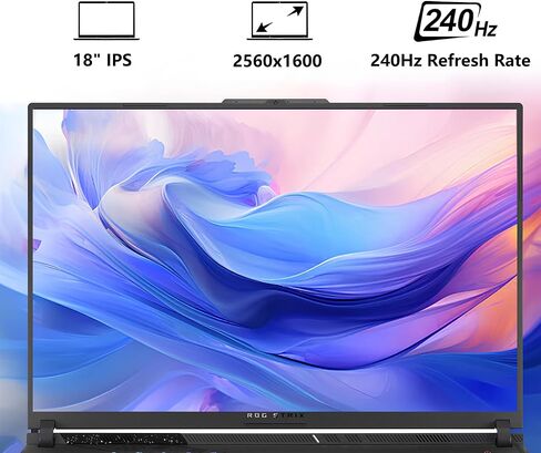 ASUS ROG Strix G18 G814 Gaming Laptop | 18" 2560x1600 240Hz 100% DCI-P3 | AMD 16-core Ryzen 9 9955HX (>i9-14900HX) | 32GB DDR5 4TB SSD | GeForce RTX 5070 | RGB Backlit Wi-Fi6E Win11 w/DLCA Accessory in Kuwait