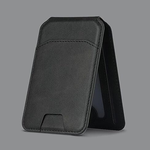 Magnetic Wallet Compatible with Most of Cell Phone, Safe Card Holder Stick on for Cell Phone(Black) in Saudi Arabia