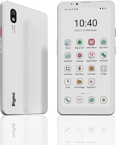 Bigme HiBreak Pro Color Epaper Phone, 8+256 GB 5G Smart Phone, Android 14 OS Ebook Reader, Black in Saudi Arabia