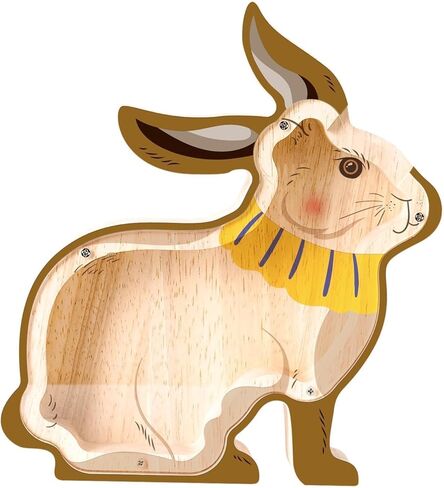 حصالة دجاج خشبية للأطفال، حصالة عملات معدنية خشبية غير قابلة للكسر للأطفال، حصالة نقود لطيفة، جرة نقود مخصصة لعيد الميلاد وعيد الفصح، لعبة حصالة على شكل خنزير للفتيات والفتيان in Kuwait