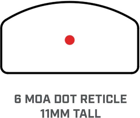 Bushnell Ultra-Compact Reflex Sight, RXU-200, FMC 6 MOA Red Dot in Saudi Arabia