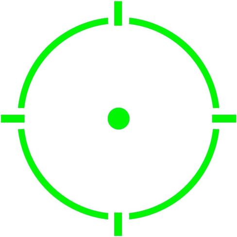 HOLOSUN HE512T متعدد شبكاني 2 MOA Dot و 65 MOA Circle مفتوح منعكس بصري للبنادق الطويلة - اهتزاز مستيقظ للطاقة الشمسية FailSafe Super LED مقاوم للماء من التيتانيوم مع زجاج عاكس متعدد الطبقات in Kuwait