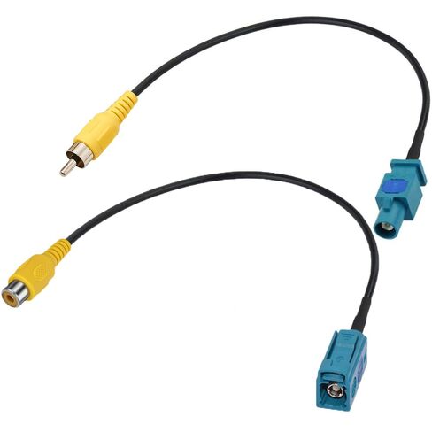 Fakra Z-Type to RCA Male Female RG174 Cable Coax Pigtail 12" in Saudi Arabia