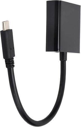 Qiilu TypeC to VGA Converter 10Gbps USB 3.1 HD 1080P Video Adapter Cable 15Pin Female High Performance in Saudi Arabia