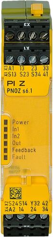 Expedited PNOZ s6.1 48-240VACDC 750156New and Sealed in Box PNOZ s6.1 48240VACDC 750156 1 Year Warranty PNOZ s6.1 48-240VACDC 750156 Fast in Saudi Arabia