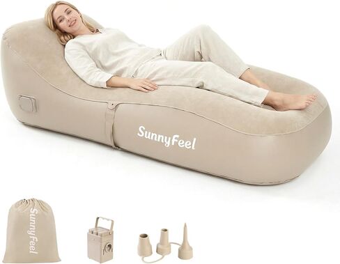 SUNNYFEEL Inflatable Lounge Chair with Built-in Pump in Kuwait