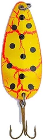 Ss 7/8 Oz Bleeding Chartreuse Black Dot Fishing-Equipment in Saudi Arabia