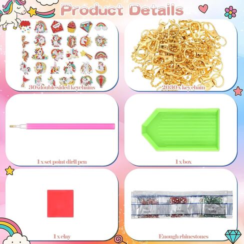 WILLBOND 30 Pcs Camping Diamond Art Kits Camping Diamond Painting Keychain for Adults Double Sided DIY Ornaments Gem Key Ring Art Crafts Pendant Decor Wind Chime Accessories Gifts in Saudi Arabia