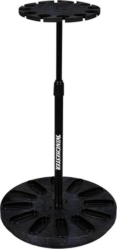 Winchester RASW003-MB Run Around Susan™ Deluxe Wooden Spinning Rotating 12-Gun Rack Stand, Matte Black (12-Gun Capacity, Rifle Rack, Gun Storage, Gun Accessories) in Saudi Arabia