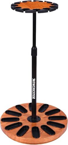 Winchester RASW003-MB Run Around Susan™ Deluxe Wooden Spinning Rotating 12-Gun Rack Stand, Matte Black (12-Gun Capacity, Rifle Rack, Gun Storage, Gun Accessories) in Saudi Arabia
