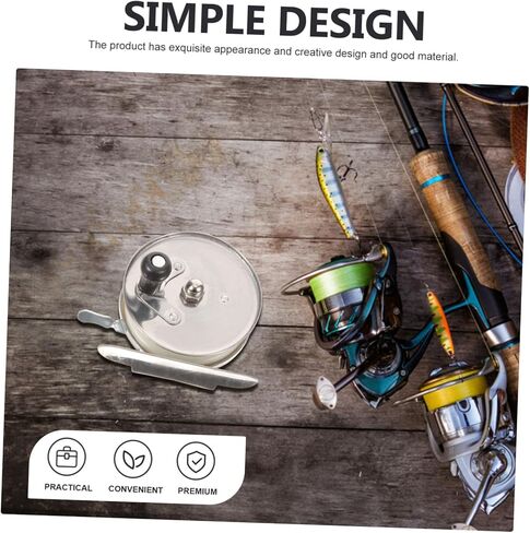 Outdoor Iron Fishing Reel Durable Fishing Accessory for Crappie and Sea Fishing Sturdy Design for Performance for Anglers and Outdoor Enthusiasts in Saudi Arabia