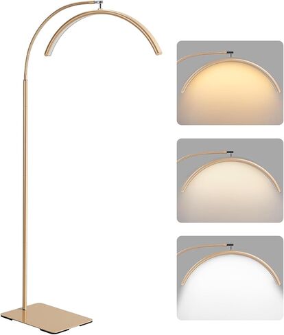 Half Moon Lash Light for Eyelash Extensions & Estheticians, Dimmable LED Lash Lamp with Flexible Gooseneck, Shadow-Free Moon Light for Lash Tech, Tattoo, SPA, Eyelash Lamp in Saudi Arabia