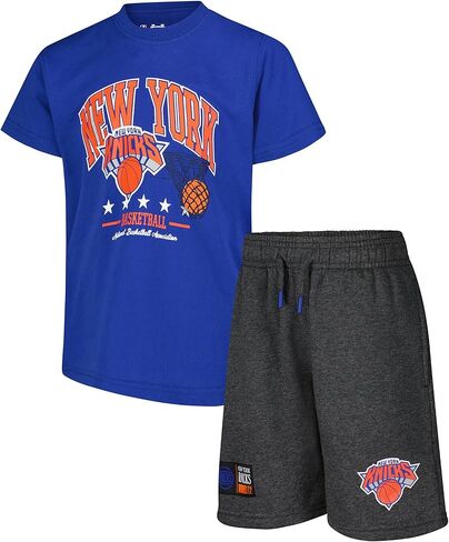 Ultra Game Youth NBA Official Super Soft Game Time T-Shirt & Shorts Set, Los Angeles Lakers, Team Color, 14-16 in Saudi Arabia