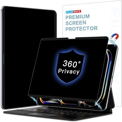 Magnetic 4 Way Privacy Screen for iPad Pro 11 inch M5 M4 (6th/5th Generation,2025/2024),Removable iPad Pro Anti Blue Light Glare Anti Fingerprint Screen Protector Privacy Filter in Saudi Arabia