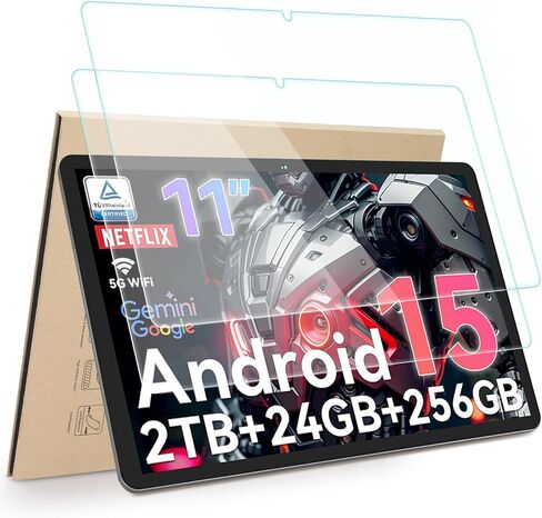 واقي شاشة مكون من قطعتين متوافق مع TABWEE T90/ W90 / KINGRID T90/ W90 11 بوصة، زجاج مقسى [وضوح HD] [9 صلابة] [مضاد للخدش] in Saudi Arabia
